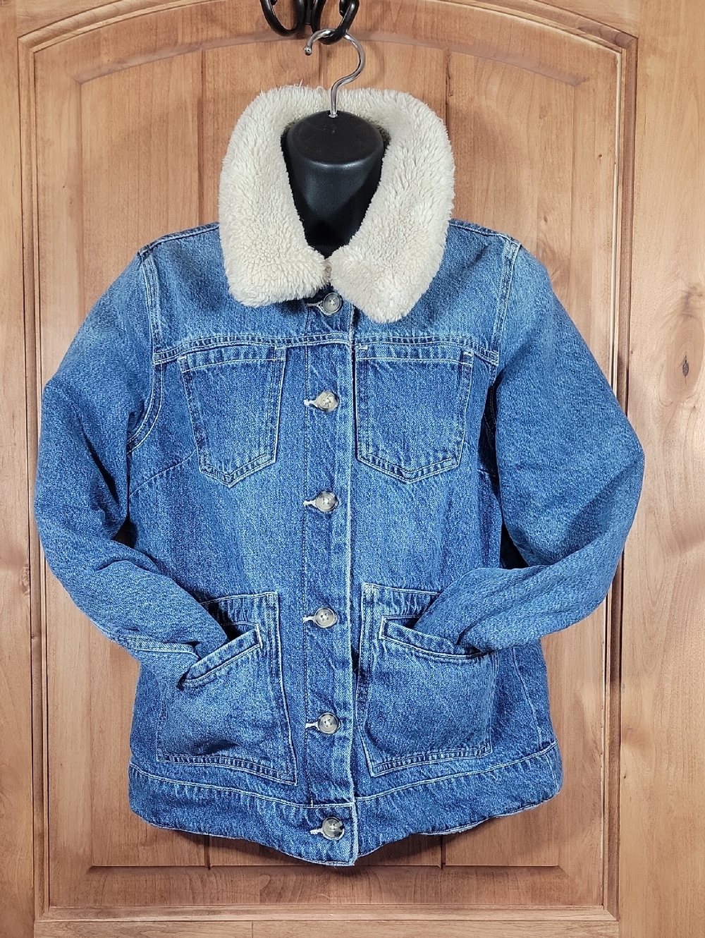Idyllwind Reversible Denim & Feece Jacket with Sherpa Collar
